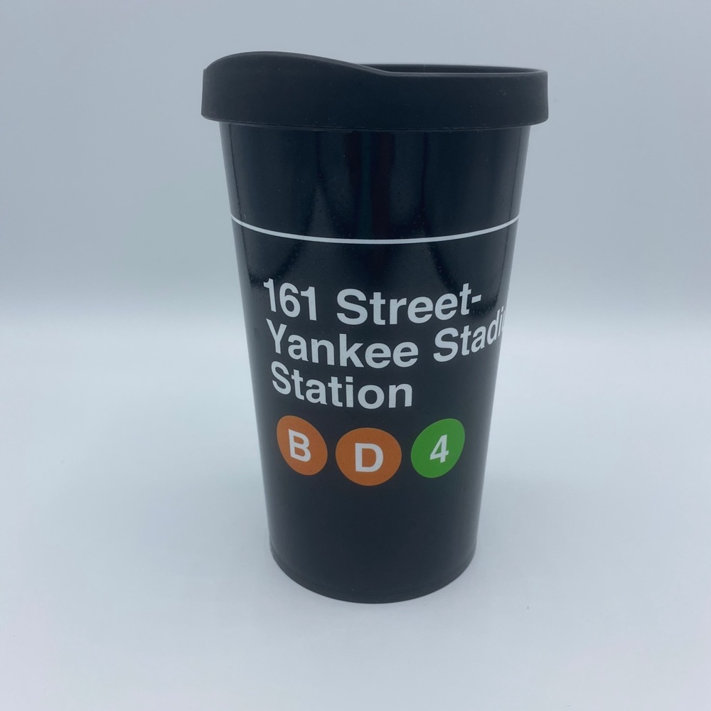 NYC MTA 161 Street Yankee Stadium Station Subway Travel Tumbler Mug Black B D 4